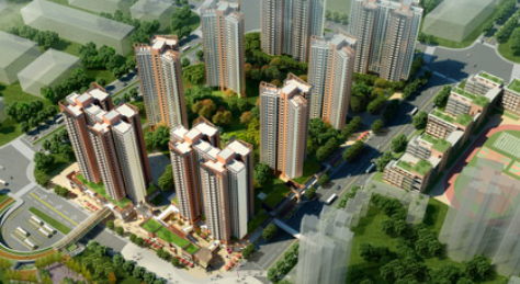 珠江花城效果图