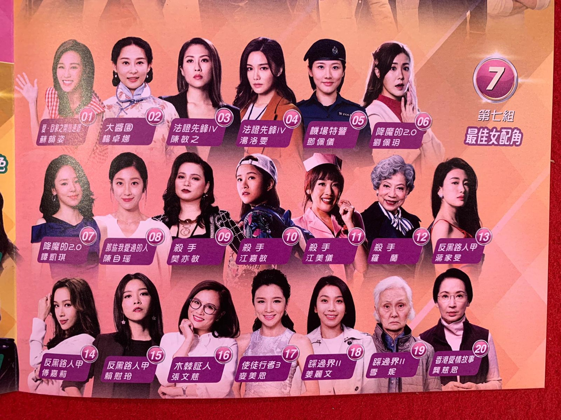 赖慰玲蒋家旻齐争tvb女配角奖老戏骨龚慈恩有机会突围