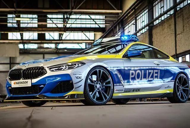 现实版热力追踪?宝马m850警车涂装太帅