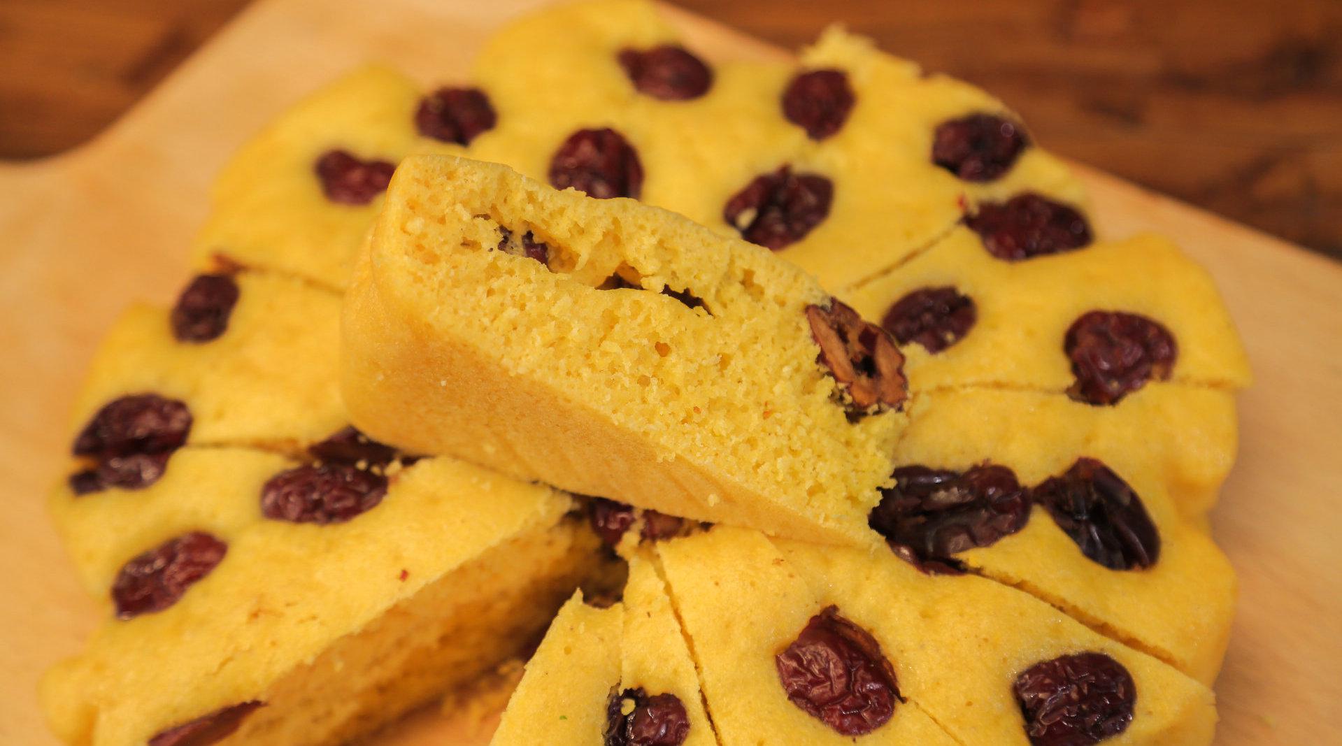 玉米面红枣大发糕