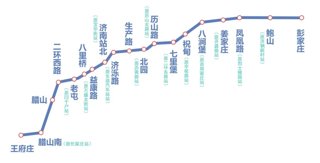 济南地铁2号线路图图片