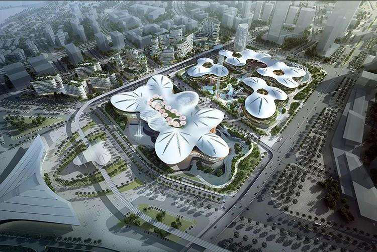 （海口国际免税城示意图，图片来源于百度图片）