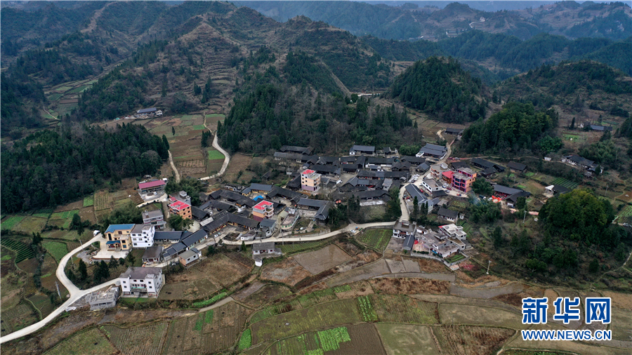 俯瞰貴州務川新農村