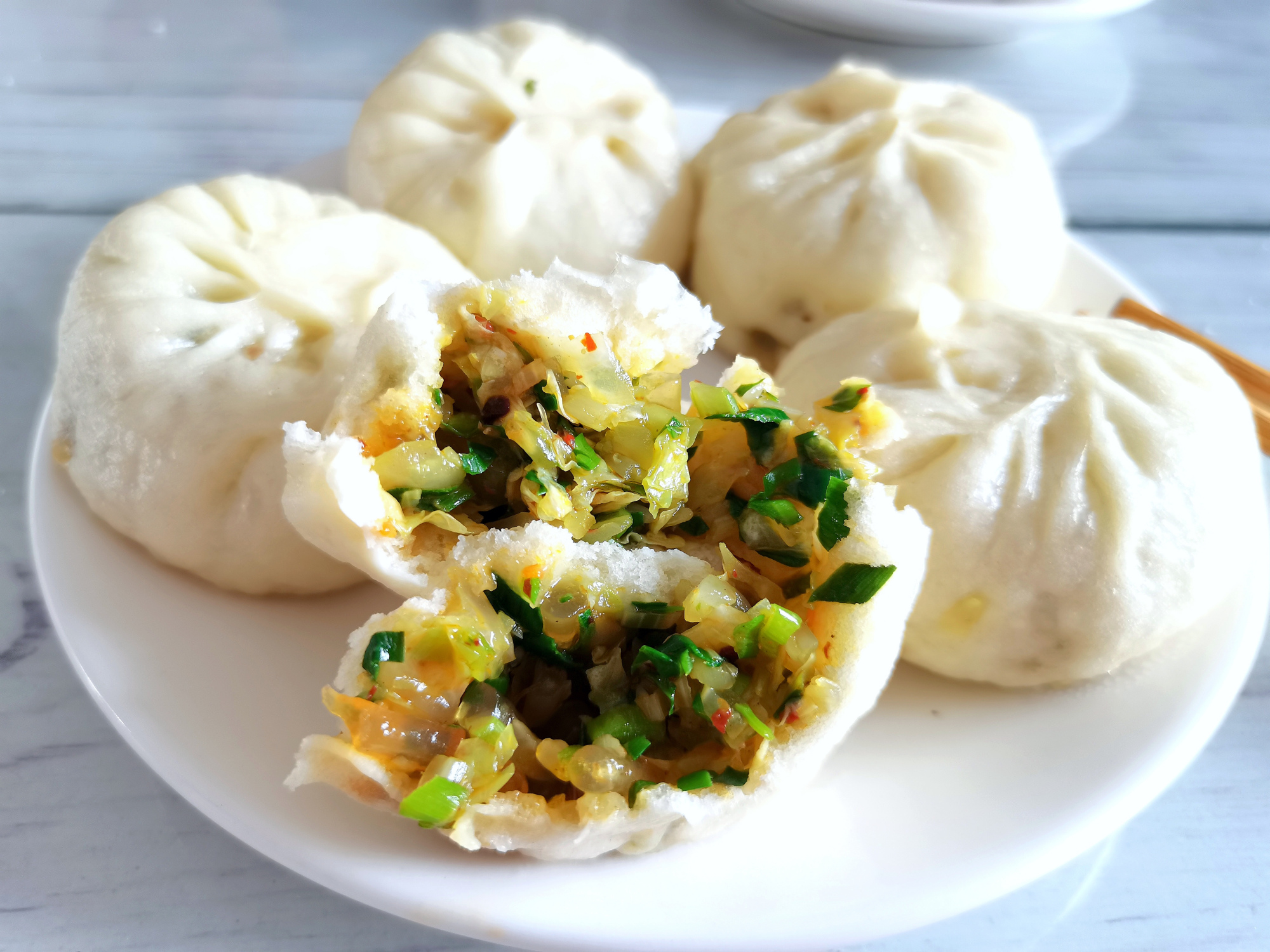 每年冬天我家就爱吃这素包子5元钱蒸一锅一口气吃7个