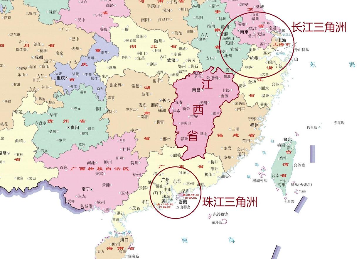 浙江江西地图图片大全图片