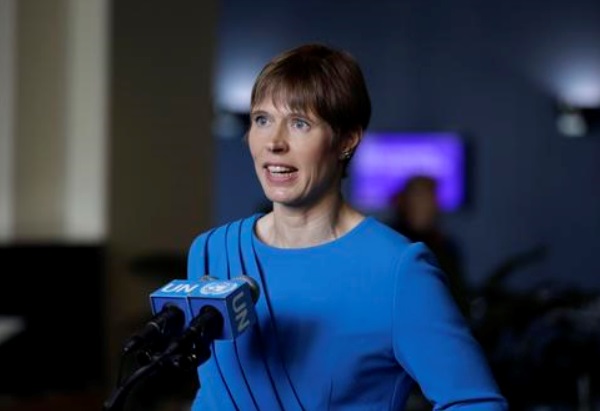 爱沙尼亚总统卡柳莱德 资料图 图源:新华社