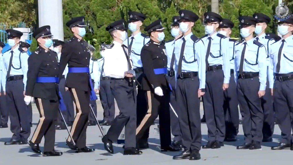 正辅合一 心系社会!香港辅助警察队结业会操