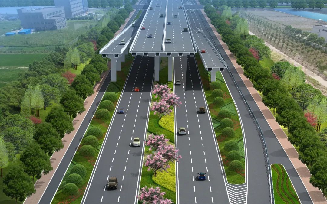 【交通】两港大道（新四平公路~层林路）高架主体结构贯通啦！