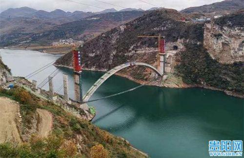贵州水利“头号工程”再迎新进展，夹岩水利工程白甫河拱桥合龙