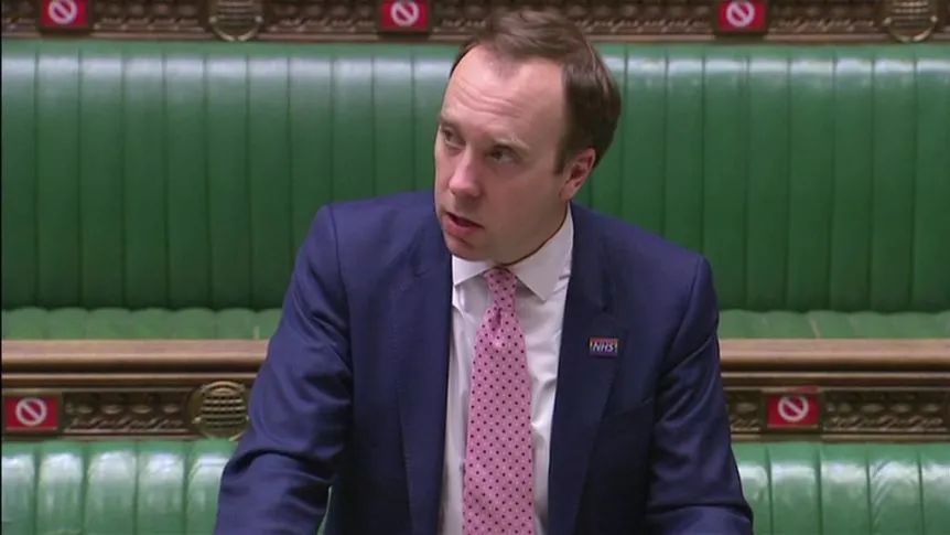 汉考克14日报告疫情 视频截图