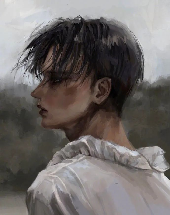 被利威尔美貌击中了战损版兵长画风好赞