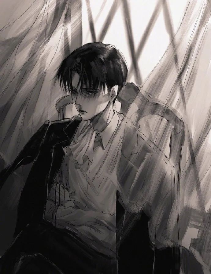 被利威尔美貌击中了战损版兵长画风好赞