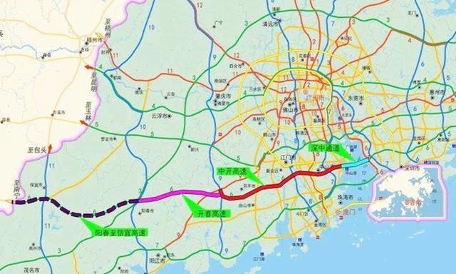 广东省粤西高速规划图片