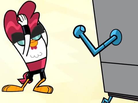 功夫鸡:鸡仔开启犰狳之盾,进入铁头娃模式,金刚铁骨刀枪不入!