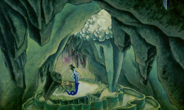 葫芦小金刚:蛇精妹妹真厉害,山洞都要塌了,又被她弄好了