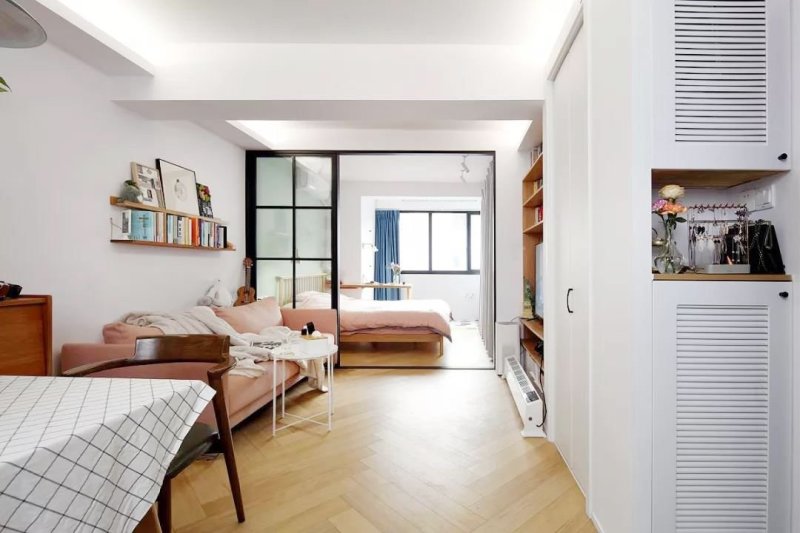 邻居家43平米的公寓,仅仅用了4万元,就完成了装修,如此划算!