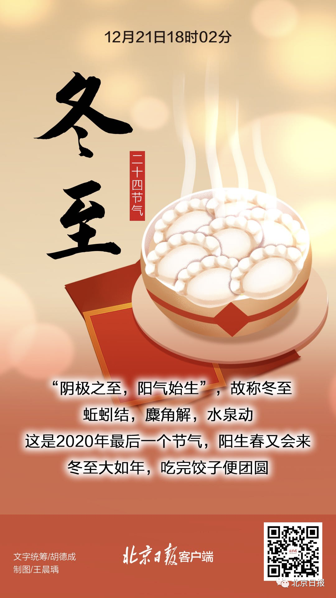 今日冬至 | “数九”开始，北京本周最冷的一天是——