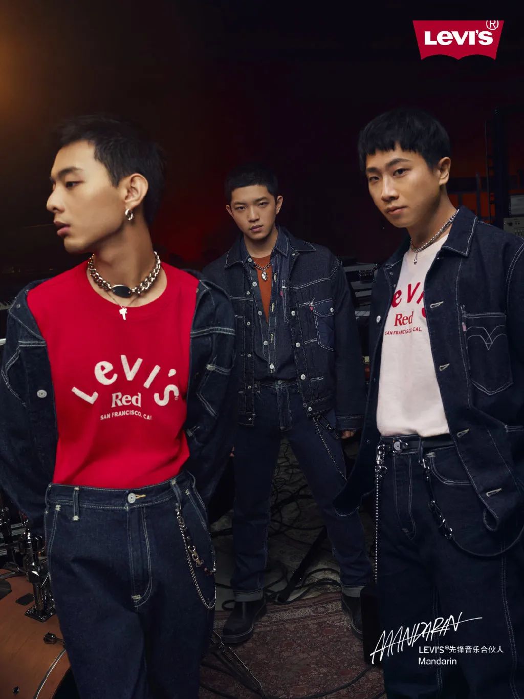 mandarin成为levis音乐合伙人   12月14日,mandarin乐队成为levis