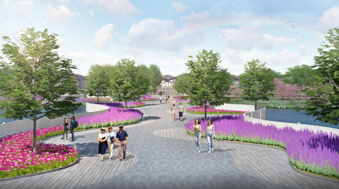 展园景观效果图