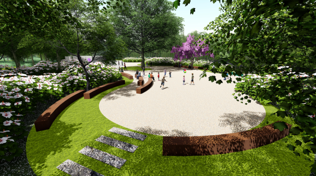 展园景观效果图