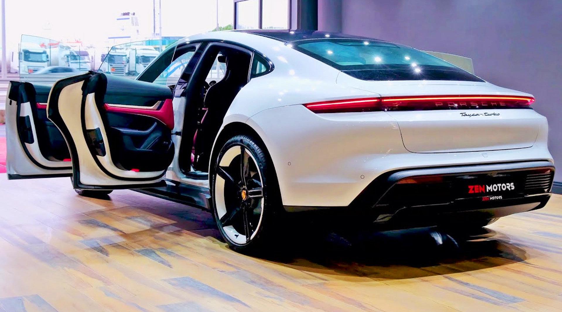 保时捷纯电动跑车taycan,近距离高清鉴赏,太帅气了