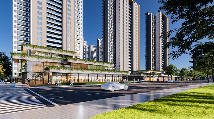 燕语光年活力街区示意图