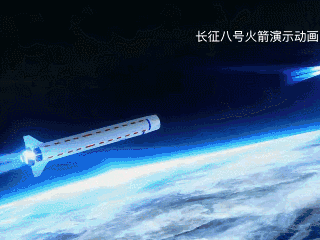 未来改进型长征八号运载火箭拟开展芯一级与助推器整体垂直回收（示意图）