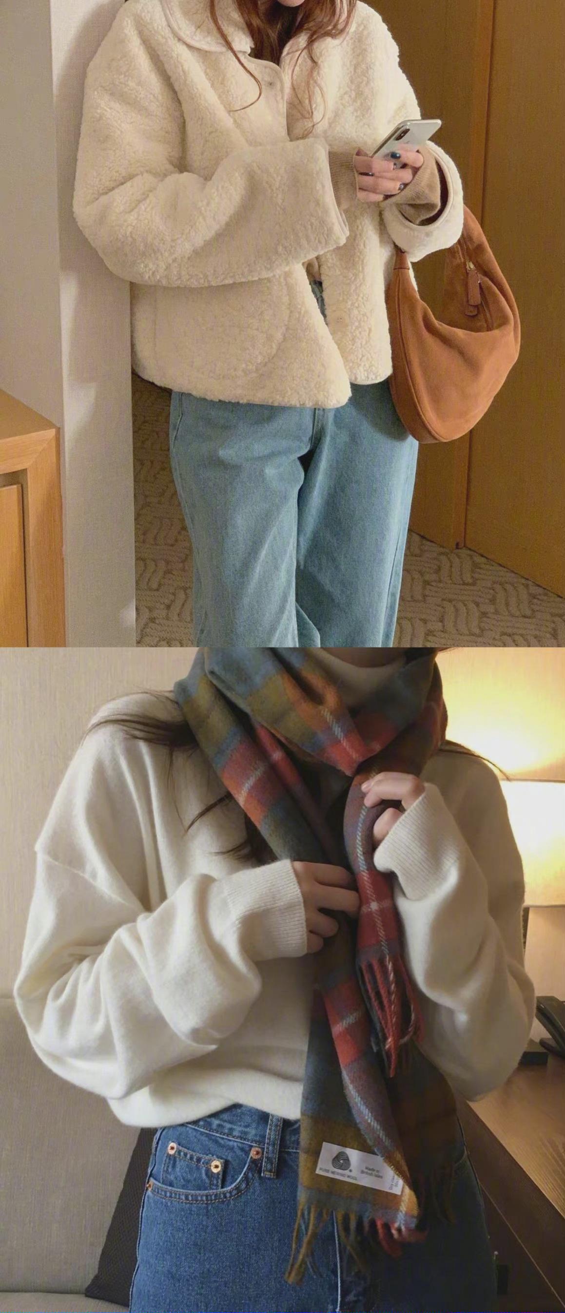 韩国小姐姐的日常穿搭look合集