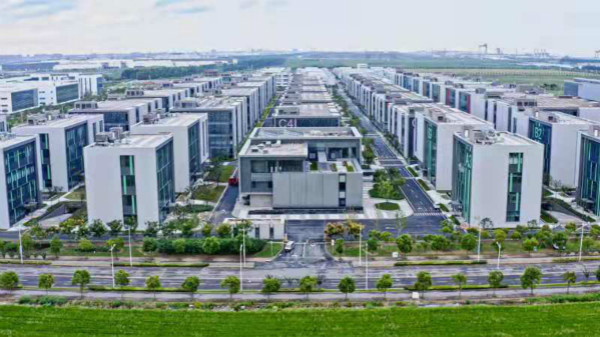 图说:临港生命蓝湾园区&nbsp;临港奉贤公司供图(下同)