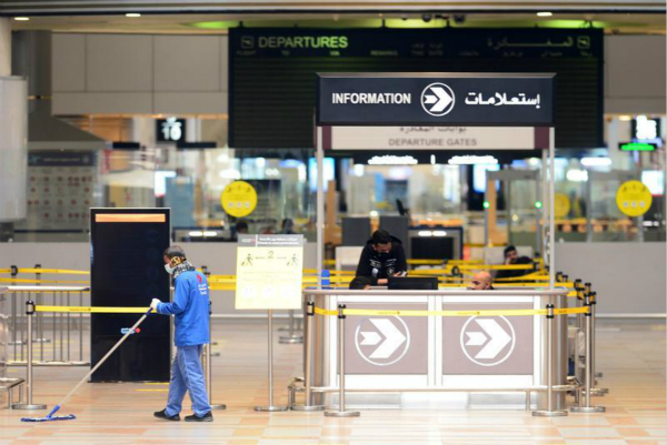 图说：由于英国出现变异新冠病毒，科威特从即日起至明年1月1日暂停所有往返科威特的国际商业航班。新华社