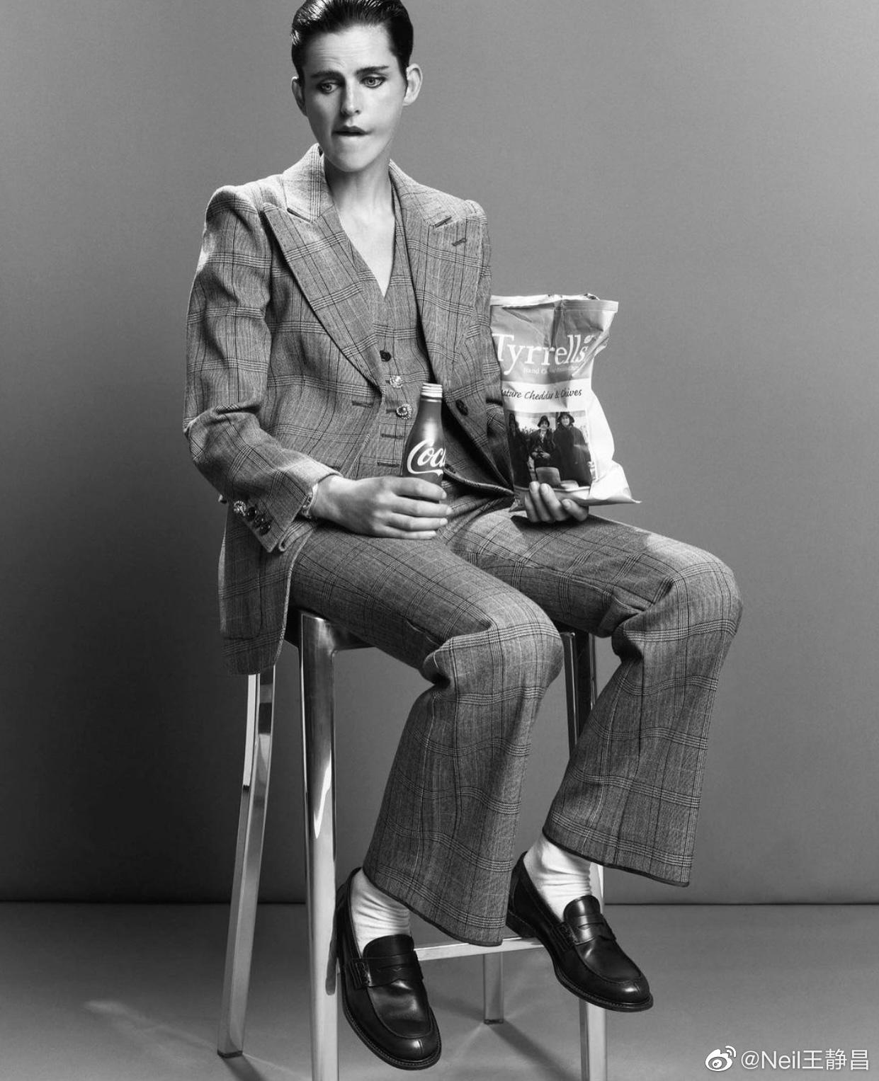 stella tennant独特高冷的中性气质作为模特真的是时尚界的宝贵财