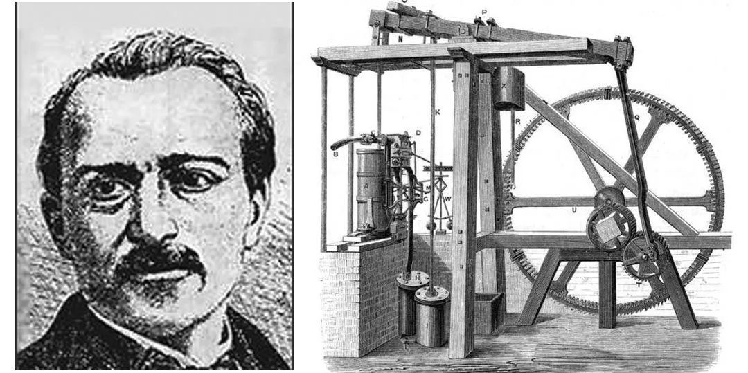 1859年勒努瓦发明了世界第一台煤气内燃机发动机热效率是衡量一款