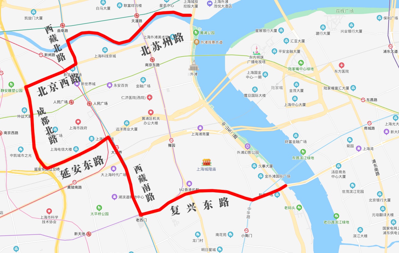 元旦期间上海交通管制通告发布 这些道路禁止车辆通行 延安 新浪财经 新浪网