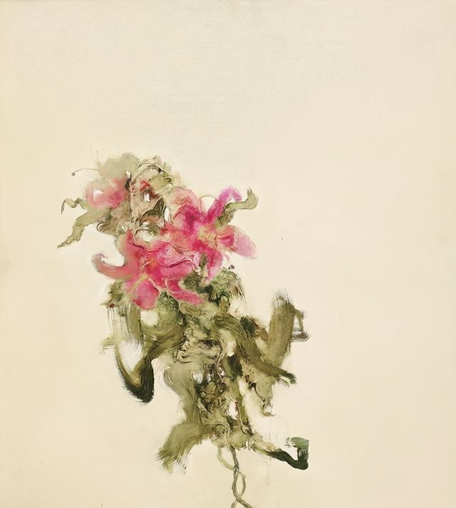 中国当代艺术家周春芽作品