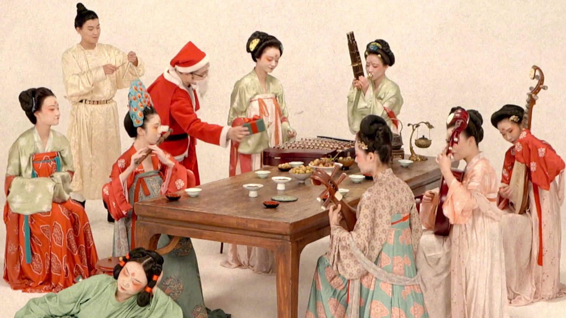 民乐版《铃儿响叮当》 中国古典乐器演奏出来也太俏皮了!