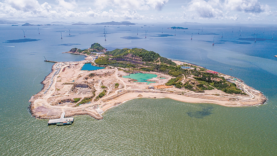 首个"公益 旅游"模式开发的无居民海岛——三角岛从珠海市九洲港出发
