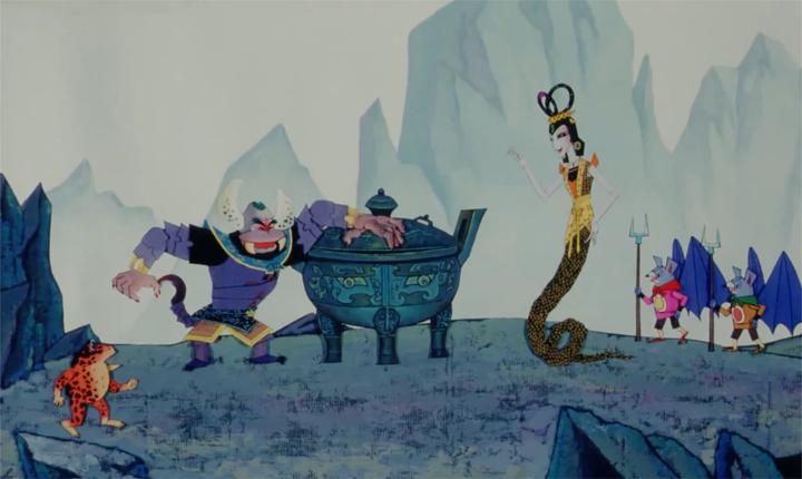 葫芦兄弟:蛇精为了把葫芦娃炼成丹药,去偷神仙的炼丹炉了