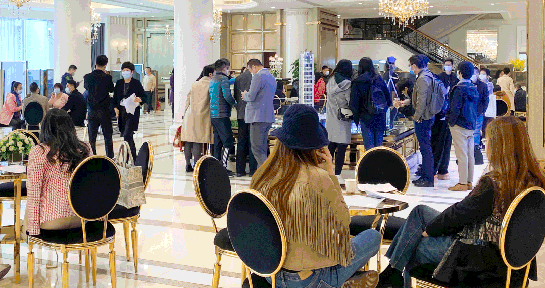 祈福·名望天下开盘现场图