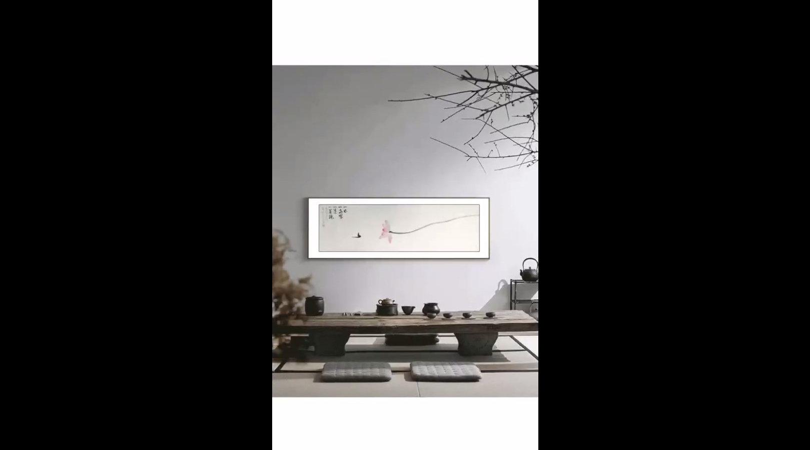 一花一世界,一叶一菩提. 墨轩子禅画