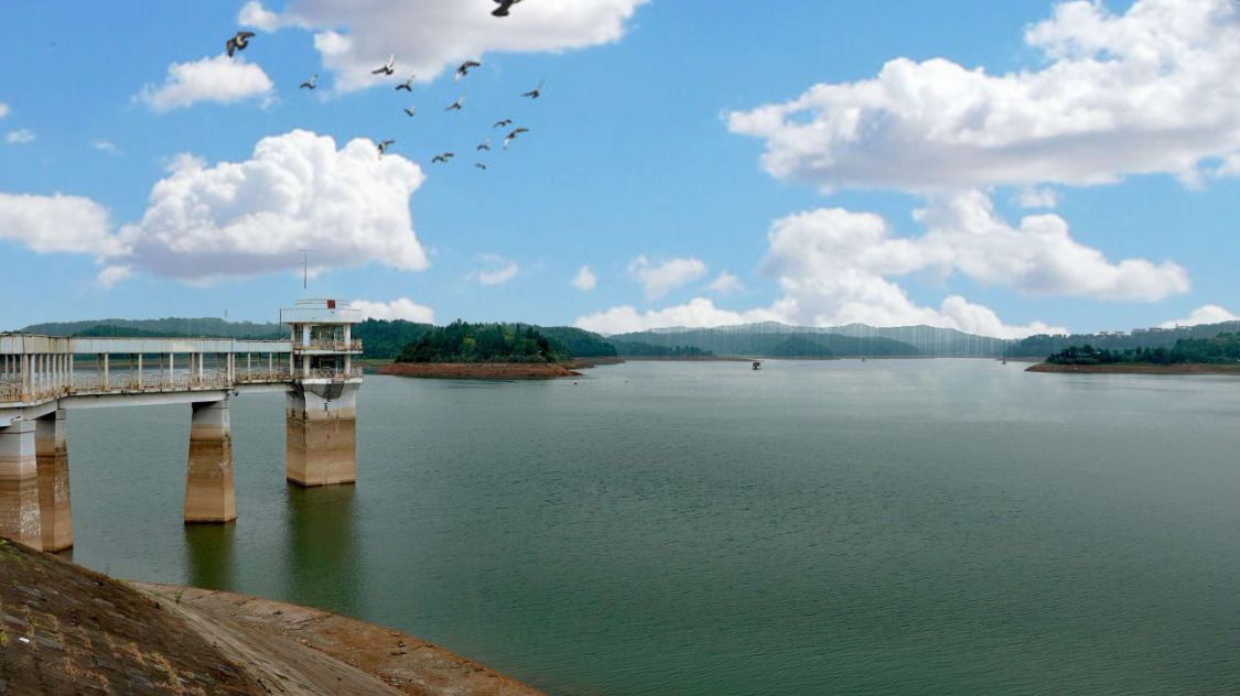 绵阳一个免费的4a景区,面积75平方公里,山环水绕适合旅游度假