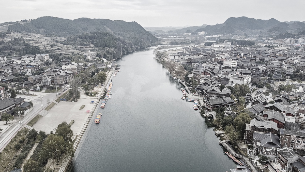 黔东南清水江上的一颗明珠下司古镇