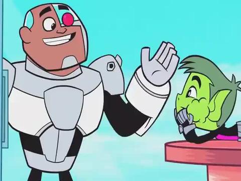 少年泰坦出击:野兽小子非常的爱渡鸦,对她的爱胜过爱所有的水果