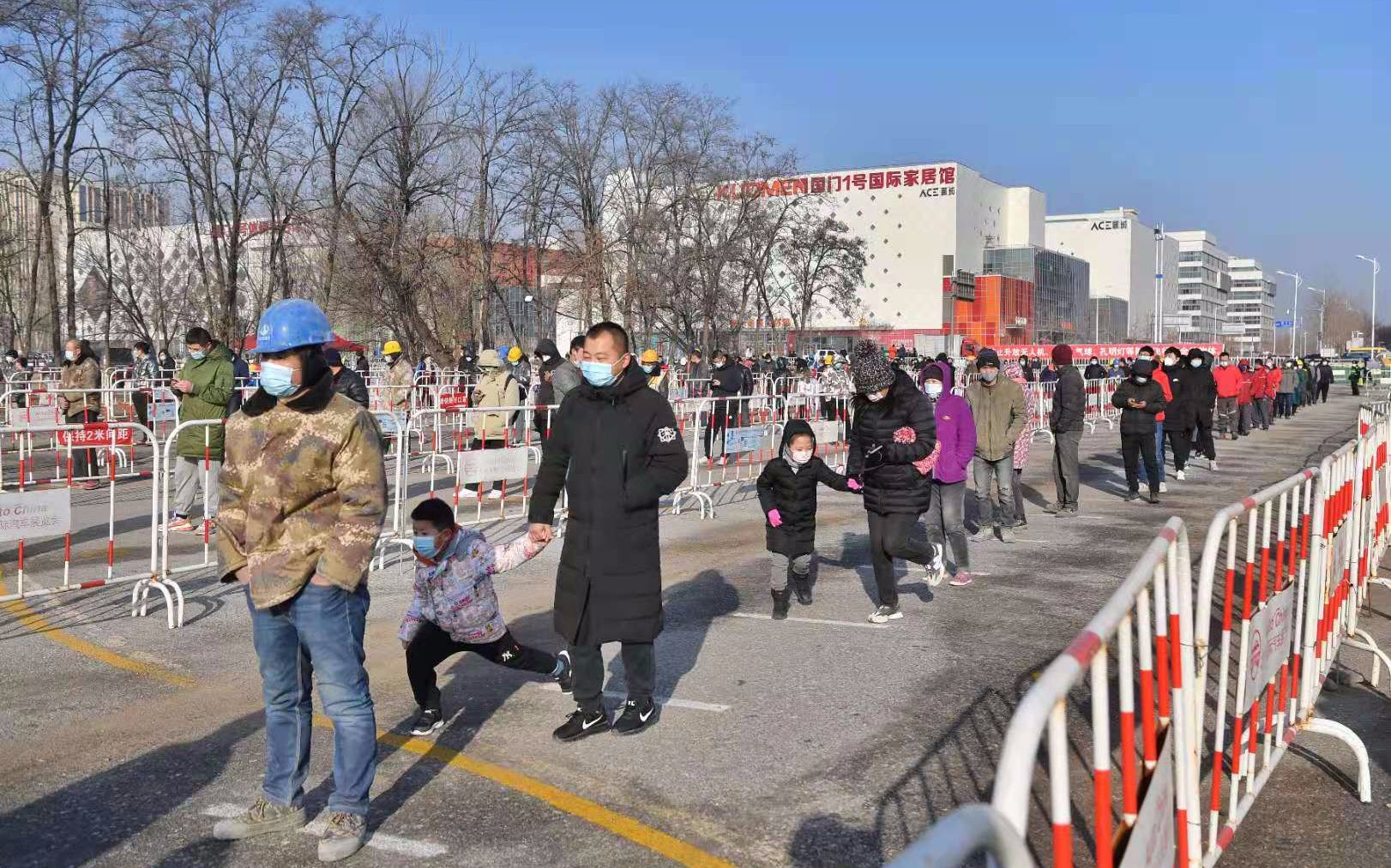北京排队核酸检测图片图片