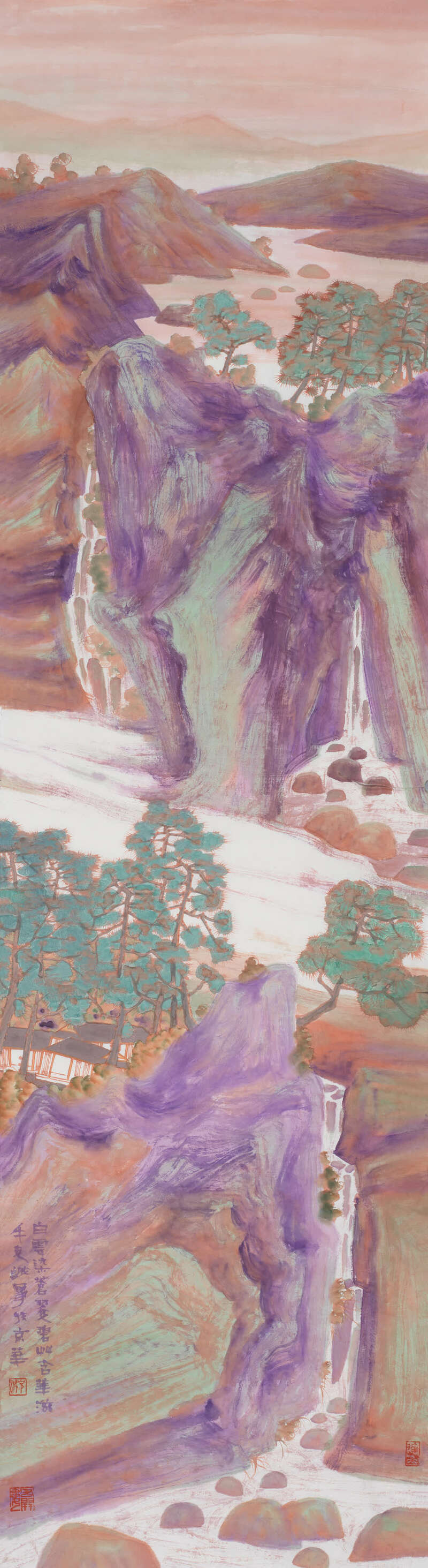 他给山水一点"颜色",中国美术馆开幕牛克诚山水画作品展