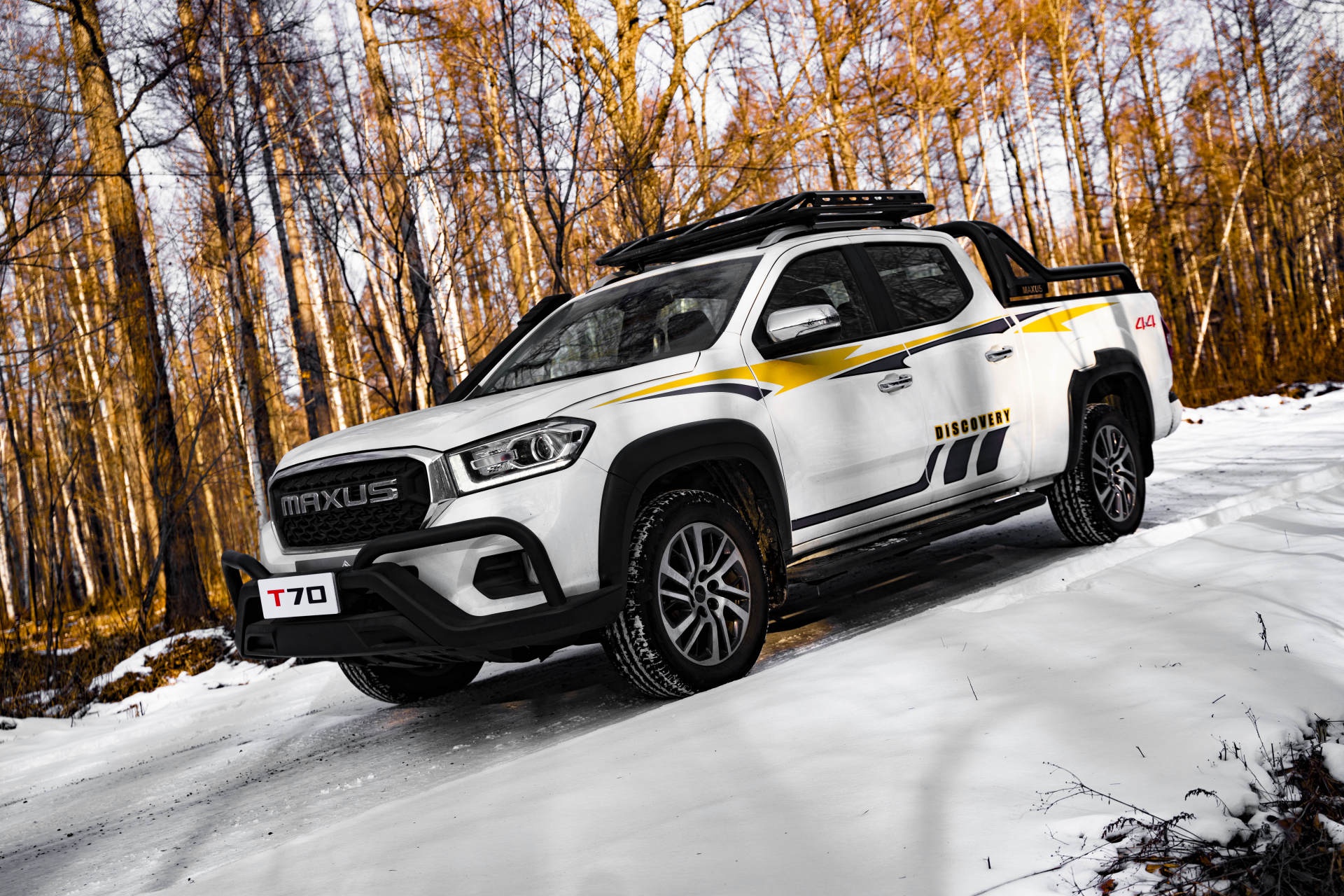 好皮卡就要敢玩雪,这样的上汽大通maxus t70旅行版你满意吗?