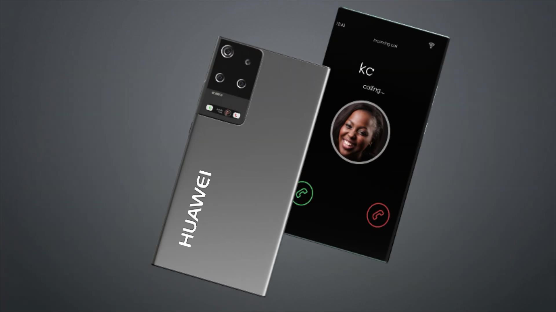 华为mate50pro概念图正反两块屏幕可放弃iphone12再等一年