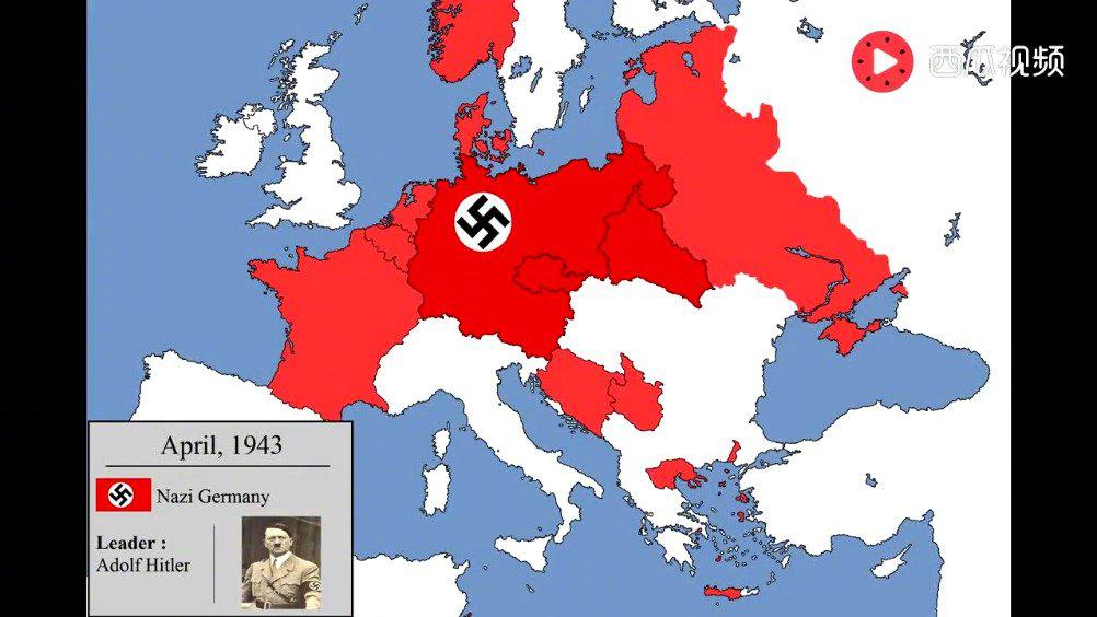 纳粹德国版图最大时期图片