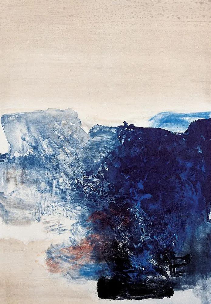 赵无极你把自己的言语讲出来艺术就成了