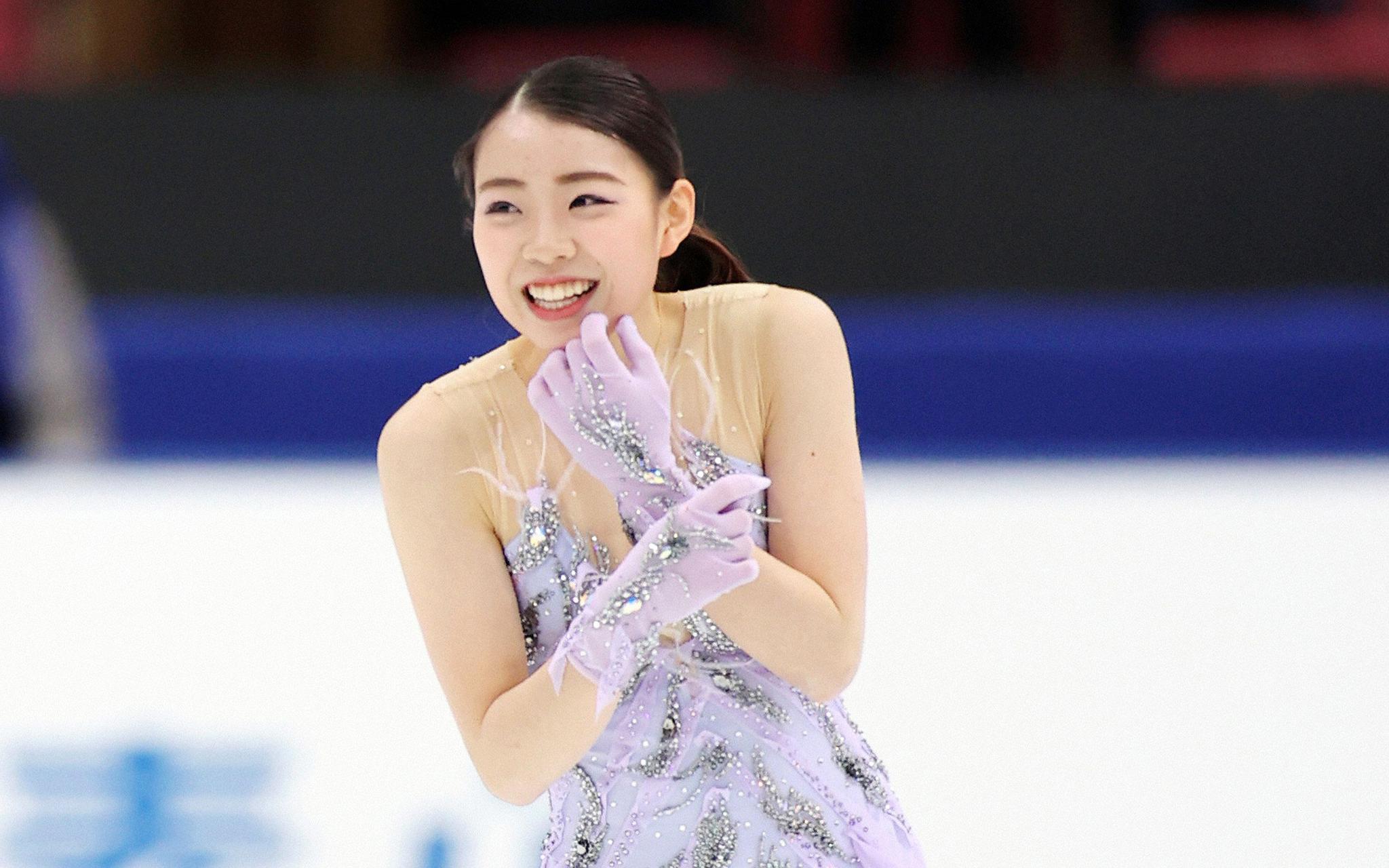 纪平梨花首次完成四周跳,卫冕花滑全日锦标赛