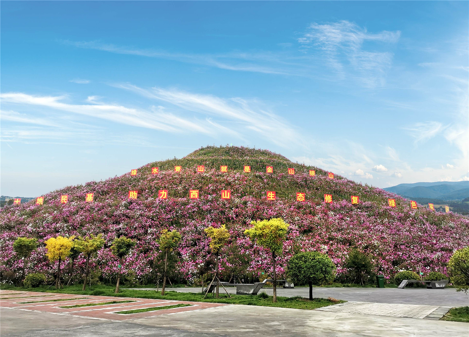 山西杜儿坪矿矿山生态环境恢复治理试点示范工程(治理后).